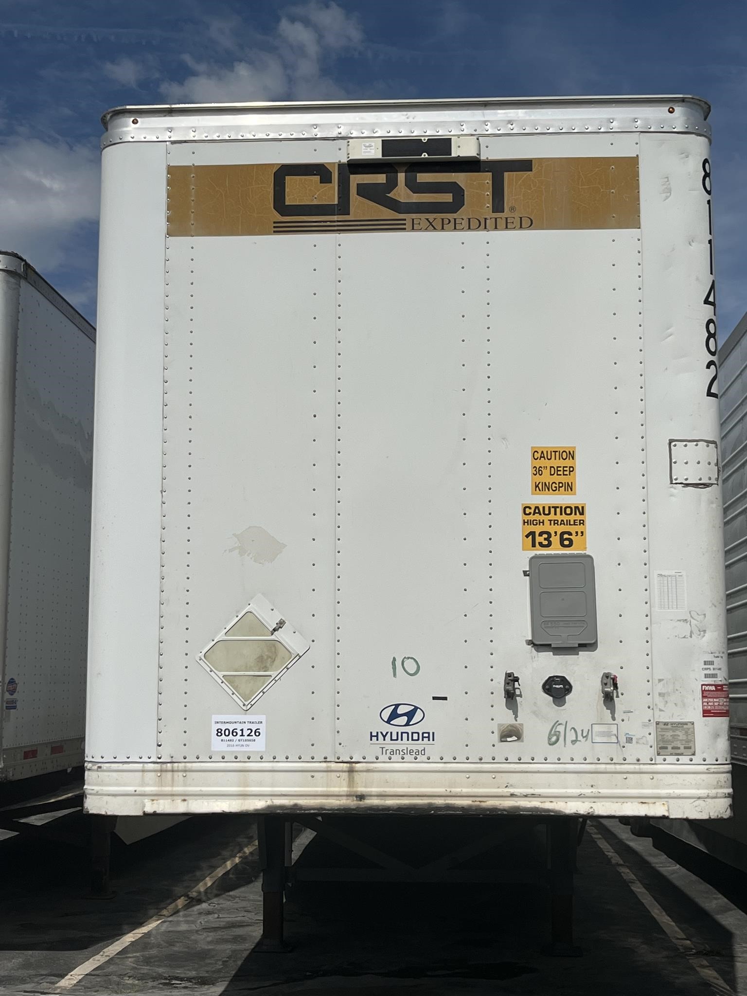 2016 HYUNDAI DRY VAN - image 1 of 6