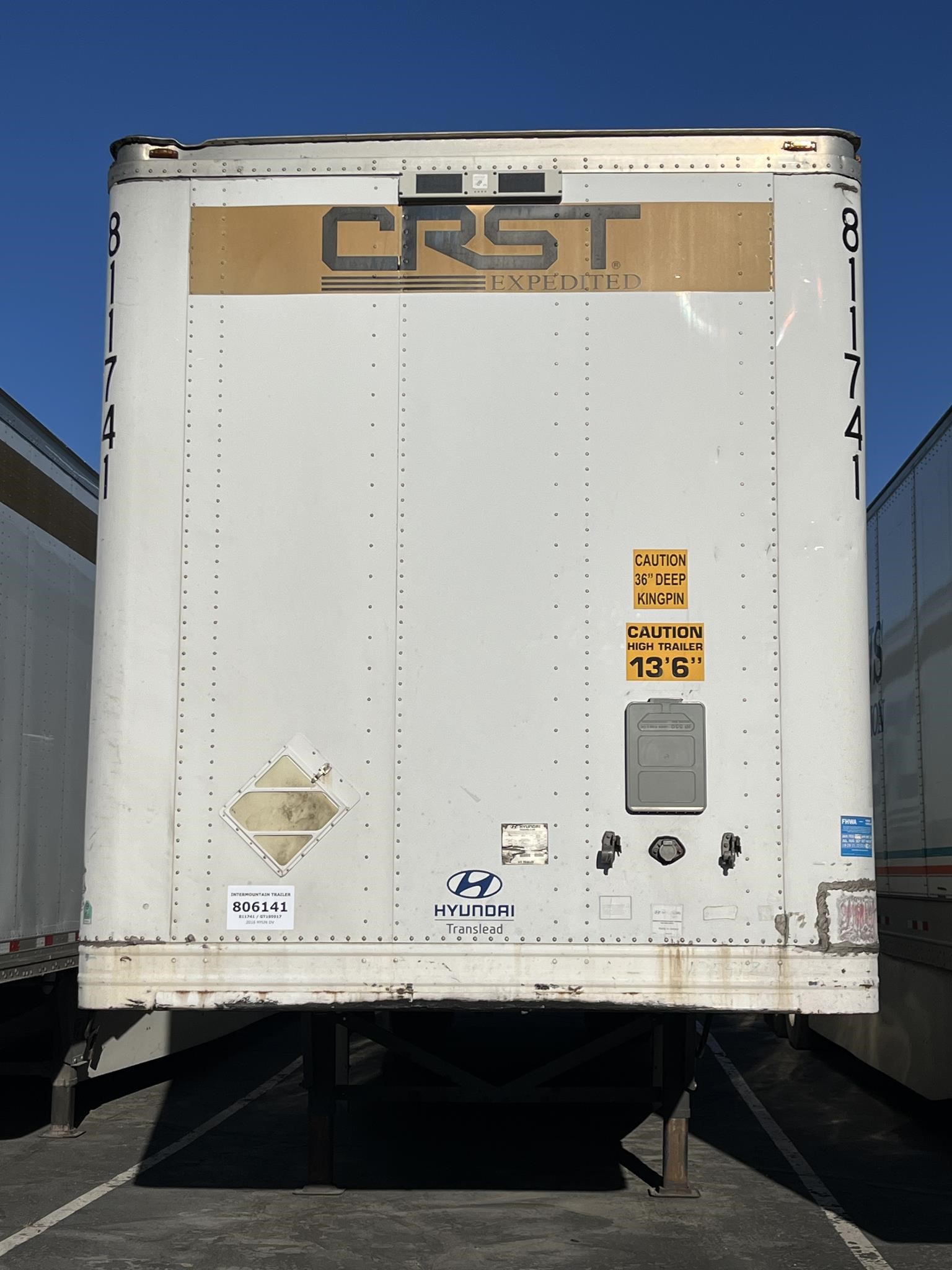 2016 HYUNDAI DRY VAN - image 1 of 5