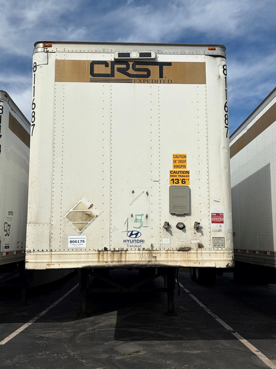 2016 HYUNDAI DRY VAN 10015783650 2016 HYUNDAI DRY VAN 10015783650