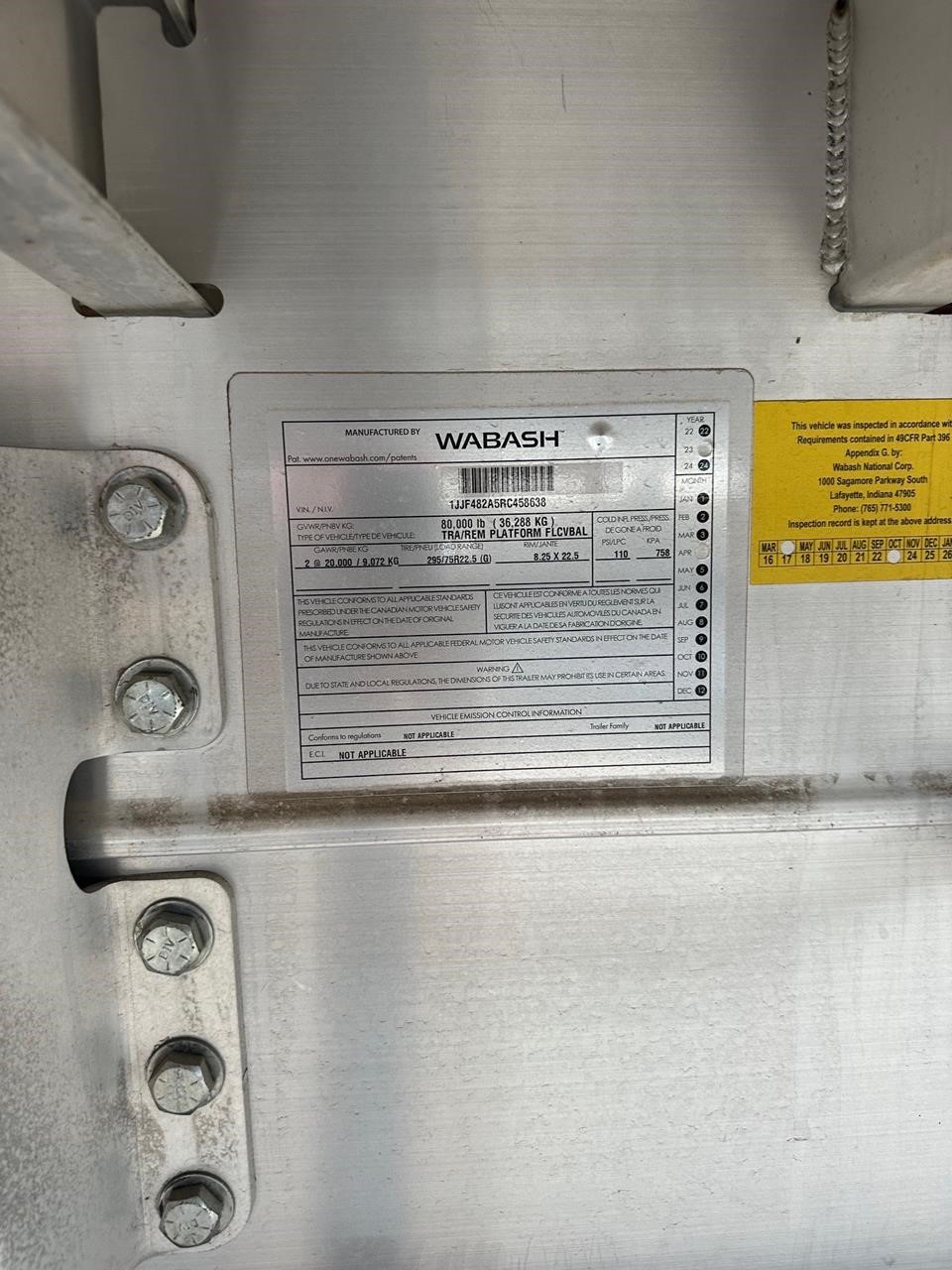 2024 WABASH FLATBED 2024 WABASH FLATBED - image 5 of 5