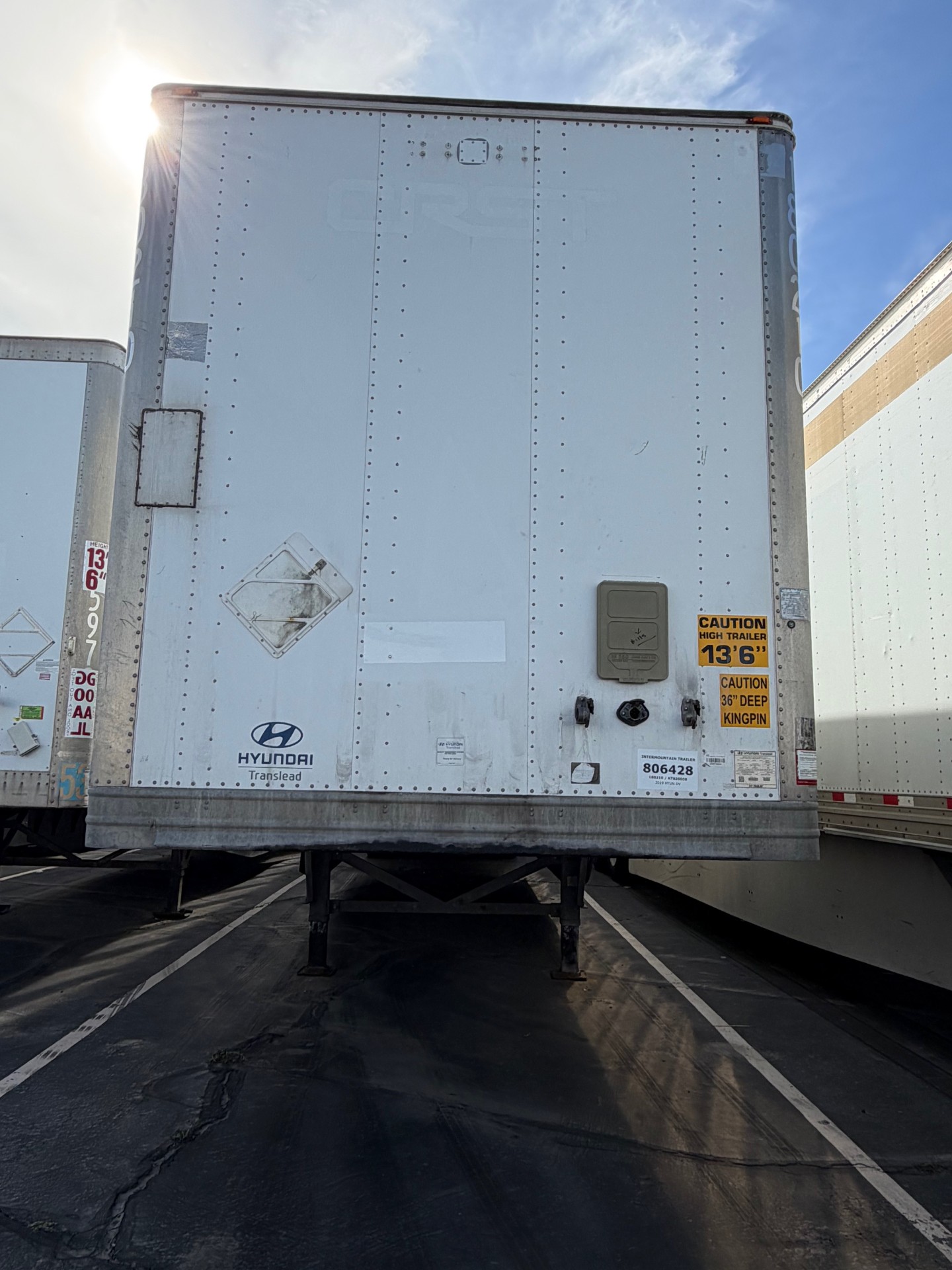 2019 DRY VAN HYUNDAI 806428-07 2019 DRY VAN HYUNDAI 806428-07
